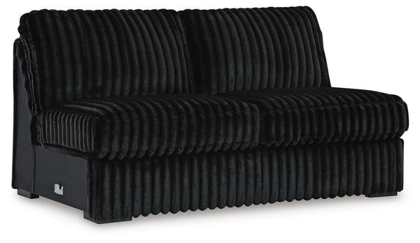 Midnight-Madness Armless Loveseat