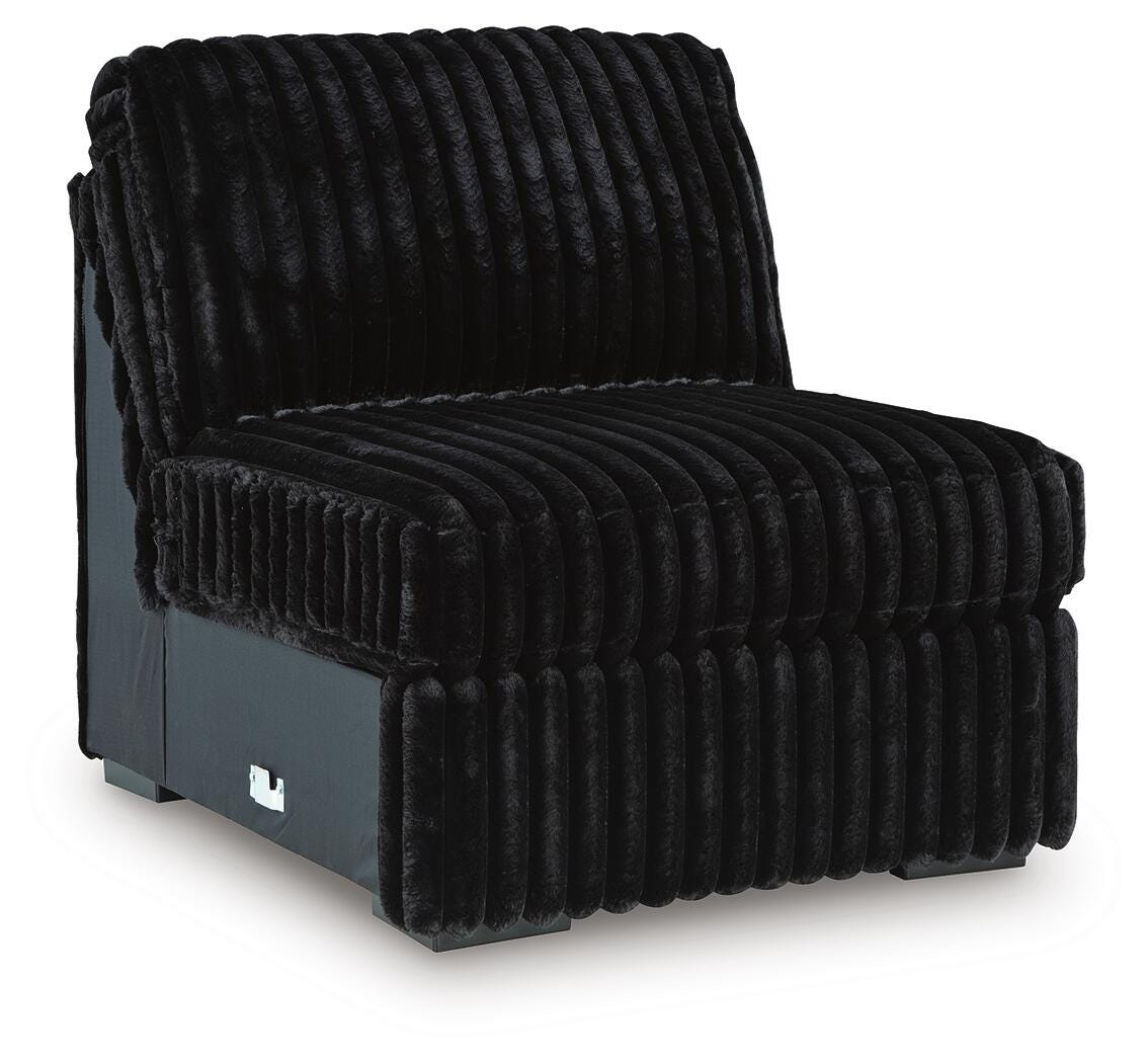Midnight-Madness Armless Chair