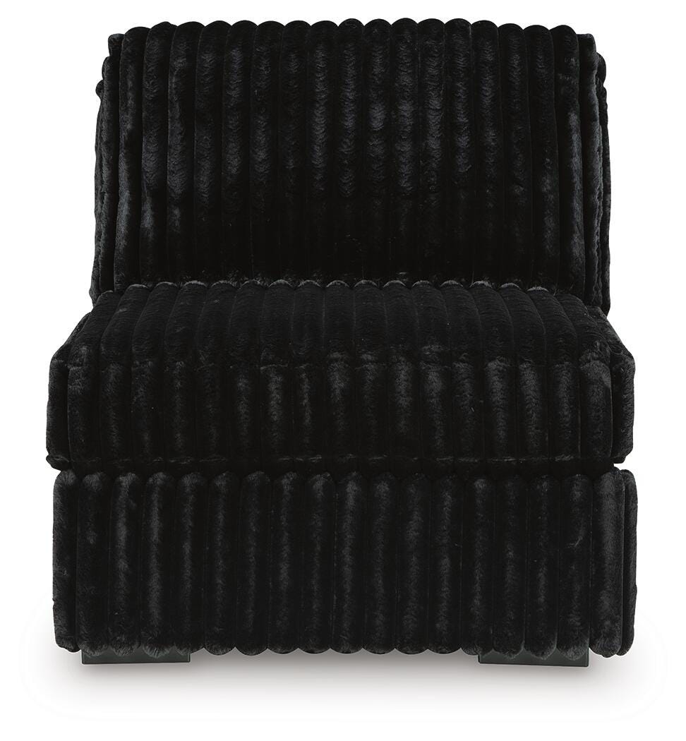 Midnight-Madness Armless Chair