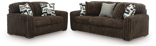 Midnight-Madness Chocolate Living Room Set