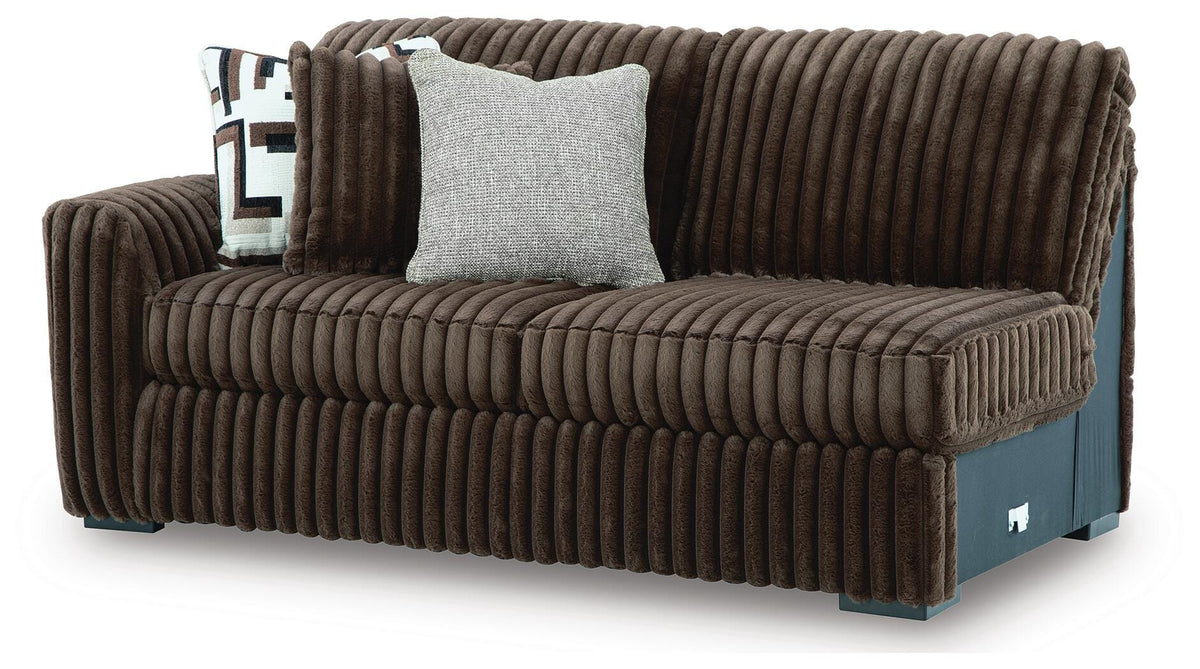 Midnight-Madness 4-Piece Sectional and Oversized Chair