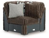 Midnight-Madness 4-Piece Sectional and Oversized Chair