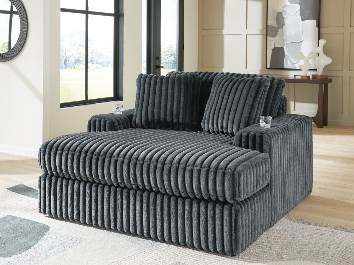 Midnight-Madness Oversized Chaise