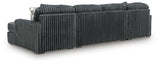 Midnight-Madness 3-Piece Double Chaise Sectional