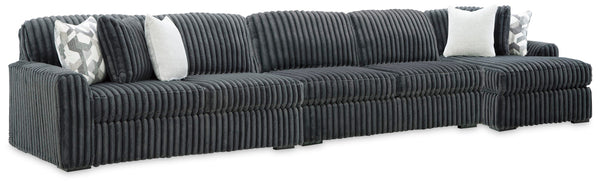 Midnight-Madness 3-Piece Sectional with Chaise