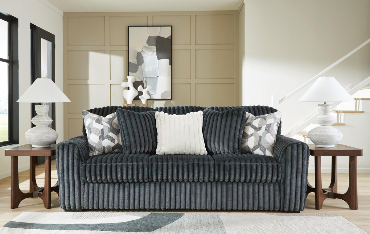 Midnight-Madness Sofa and Oversized Chair