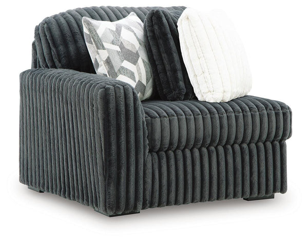 Midnight-Madness Left-Arm Facing Corner Chair