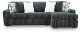 Midnight-Madness 2-Piece Sectional Sofa Chaise