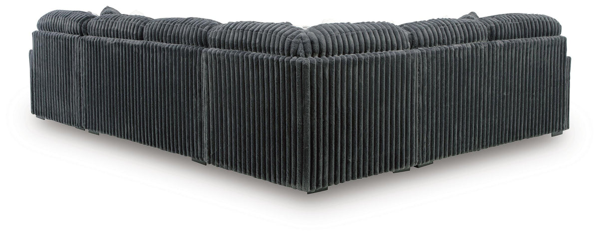 Midnight-Madness 4-Piece Sectional with Chaise