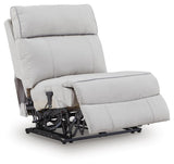 Social Pointe 5-Piece Reclining Sectional with Storage Consoles