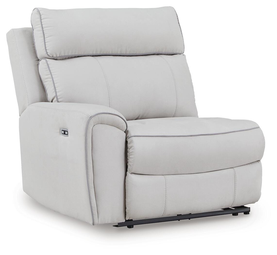Social Pointe 5-Piece Reclining Sectional with Storage Consoles