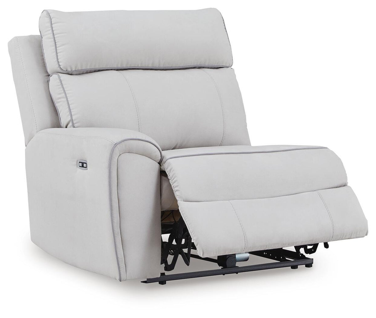 Social Pointe 5-Piece Reclining Sectional with Storage Consoles