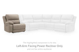 Narwhal Place Left-Arm Facing Power Recliner