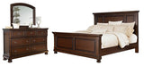 Porter Queen Panel Bed, Dresser and Mirror