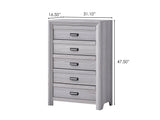 Adelaide Driftwood Upholstered Panel Bedroom Set
