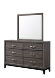 Akerson Gray Bedroom Mirror (Mirror Only) - Crown Mark | Olivia Furniture