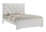 Amalia White Upholstered Panel Bedroom Set