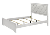 Amalia White Upholstered Panel Bedroom Set