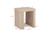 Ashton Natural 3-Piece Cocktail Set - Crown Mark | Olivia Furniture