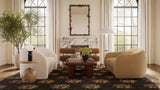 Carmel Contract-Grade Vegan Shearling Accent Chair - Taupe