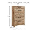 Hyanna Queen Panel Storage Bed and Chest