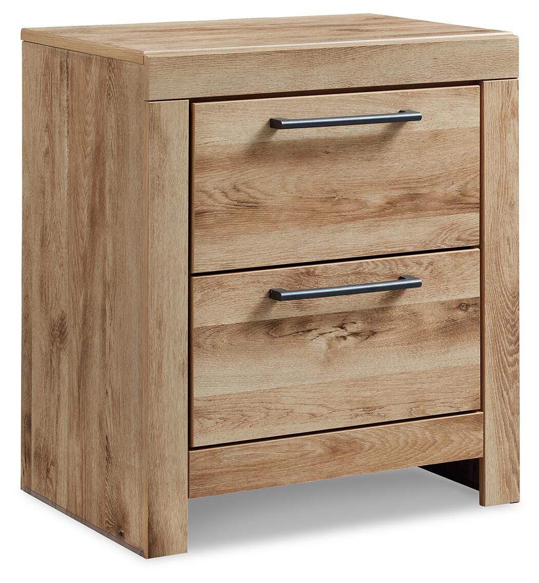 Hyanna Queen Panel Bed with Storage, Dresser, Mirror and Nightstand