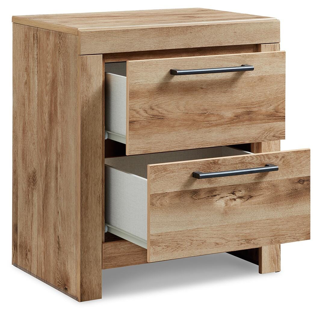 Hyanna King Panel Storage Bed with Dresser and Nightstand