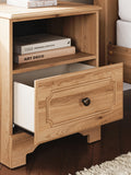 Aleaport King Panel Bed, Dresser, Mirror and Nightstand