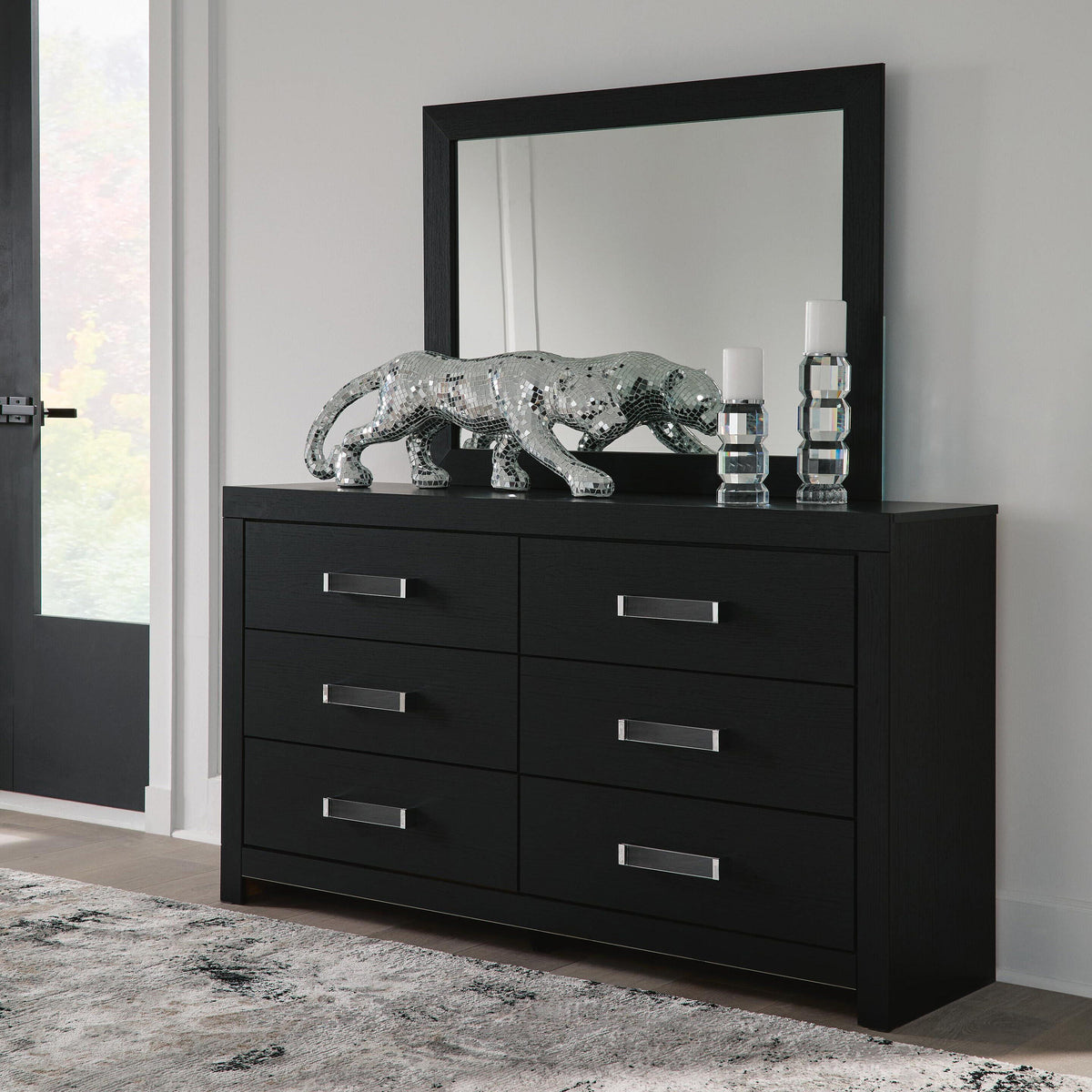 Maeling Dresser and Mirror