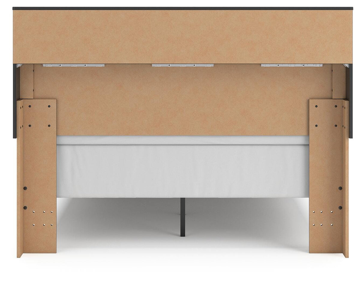 Broachmyn Queen Bookcase Bed, Chest and Nightstand
