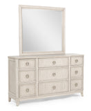 Napoli Natural Dresser Top (Mirror Only) - Crown Mark | Olivia Furniture