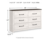 Gerridan King Panel Bed, Dresser and Nightstand