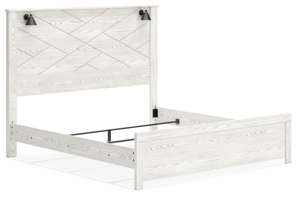 Gerridan King Panel Bed, Dresser and Mirror