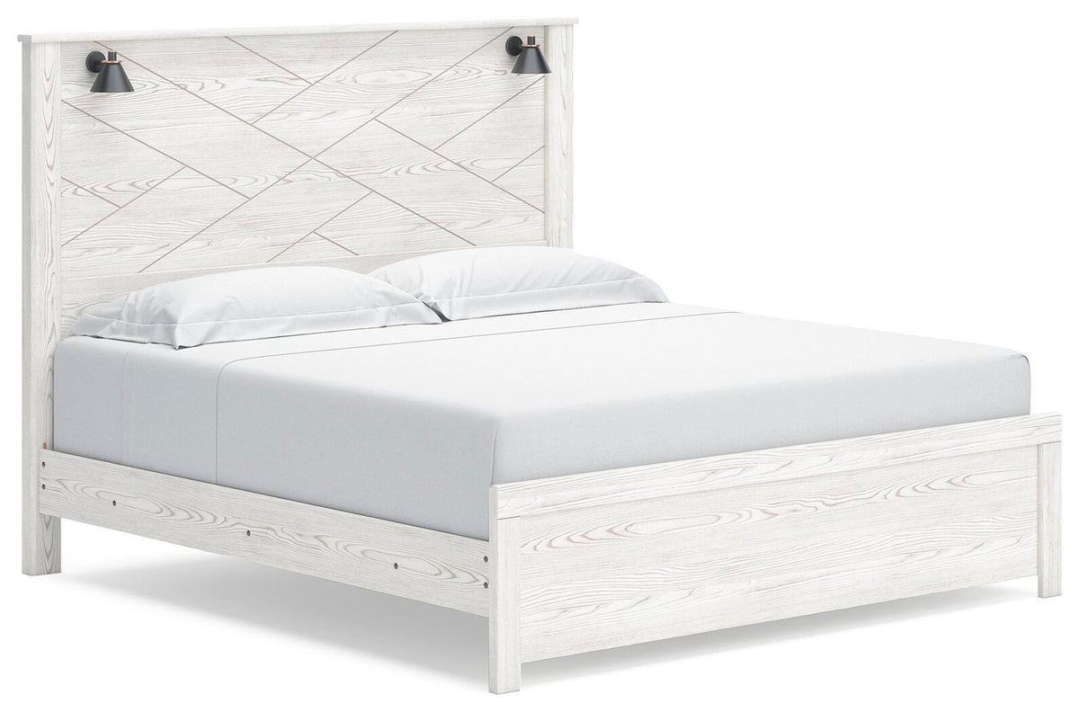 Gerridan King Panel Bed, Dresser, Mirror and 2 Nightstands