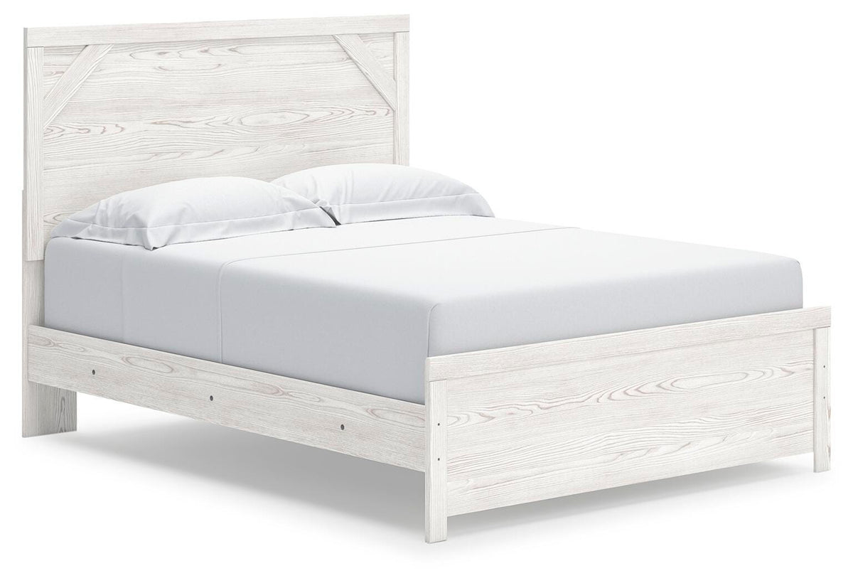 Gerridan Queen Panel Bed, Dresser, Mirror and 2 Nightstands
