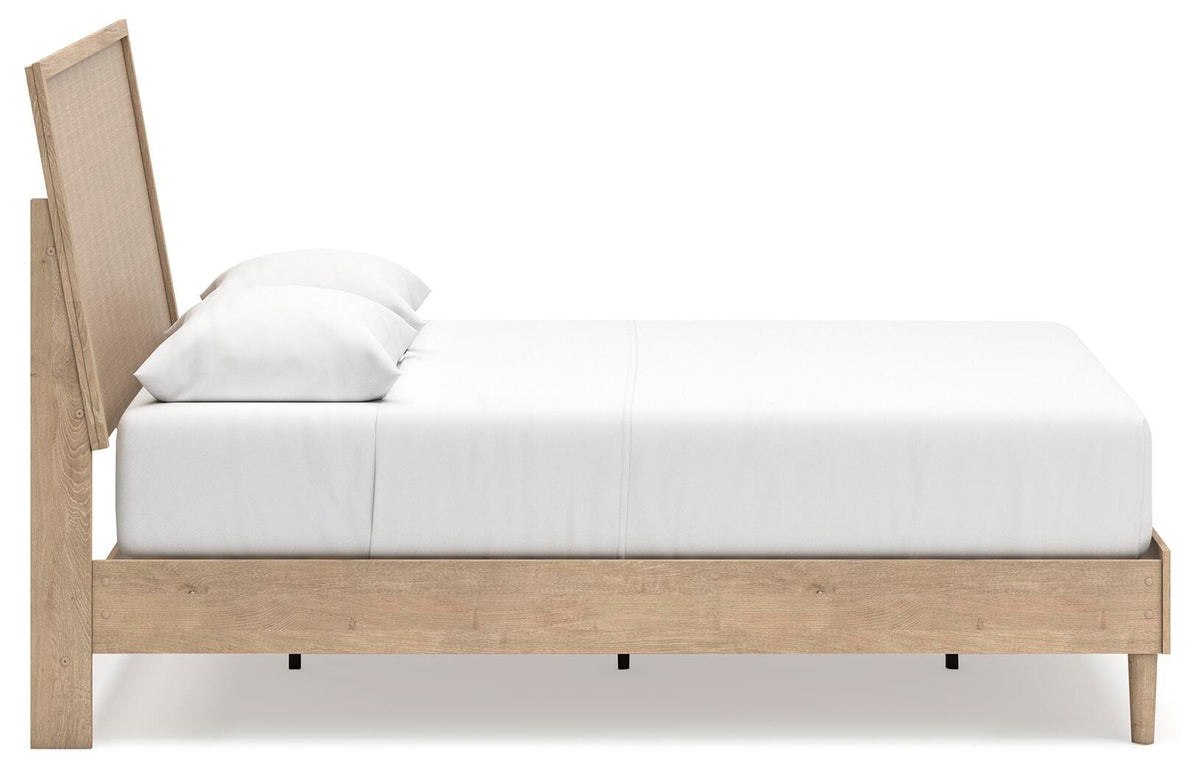 Cielden Queen Panel Bed, Dresser, Mirror and Nightstand