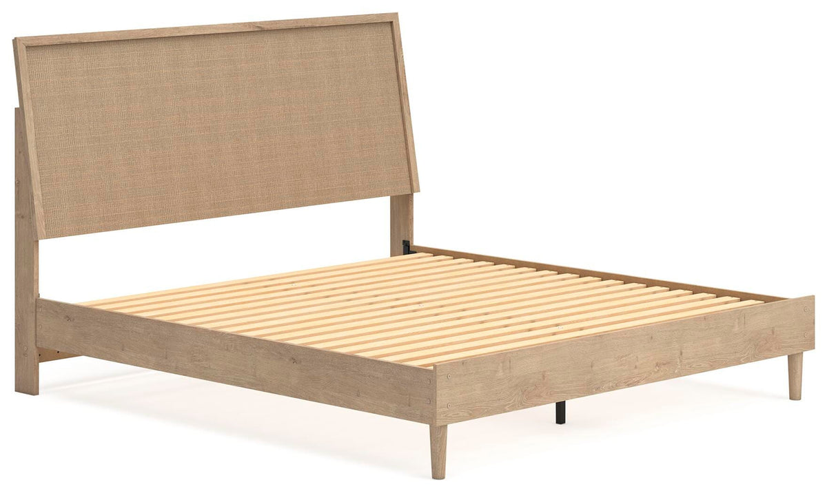 Cielden King Panel Bed, Dresser and Nightstand