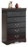 Huey Vineyard Queen Sleigh Bed with Dresser, Mirror, Chest and Nightstand