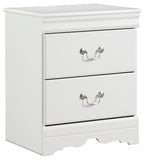 Anarasia Queen Sleigh Bed, Dresser, Mirror and Nightstand