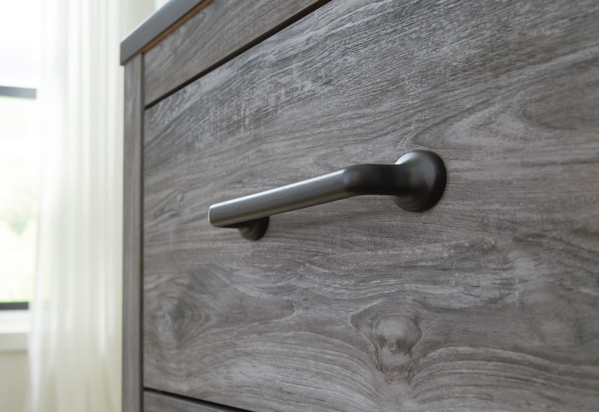 Bronyan King Panel Bed, Dresser and Mirror