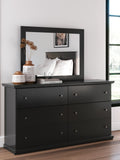 Maribel Full Panel Bed, Dresser and Mirror