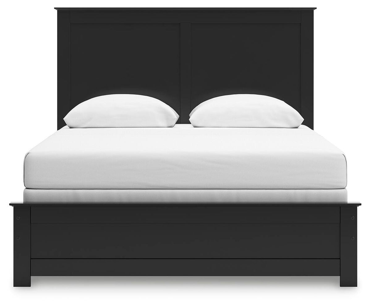 Maribel Queen Panel Bed, Dresser, Mirror, Chest and 2 Nightstands
