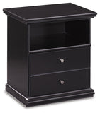 Maribel Queen Panel Bed with Dresser, Mirror and Nightstand