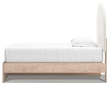 Arloster Twin Upholstered Panel Bed with Storage