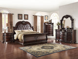 Stanley Cherry Brown Bedroom Mirror (Mirror Only) - Crown Mark | Olivia Furniture