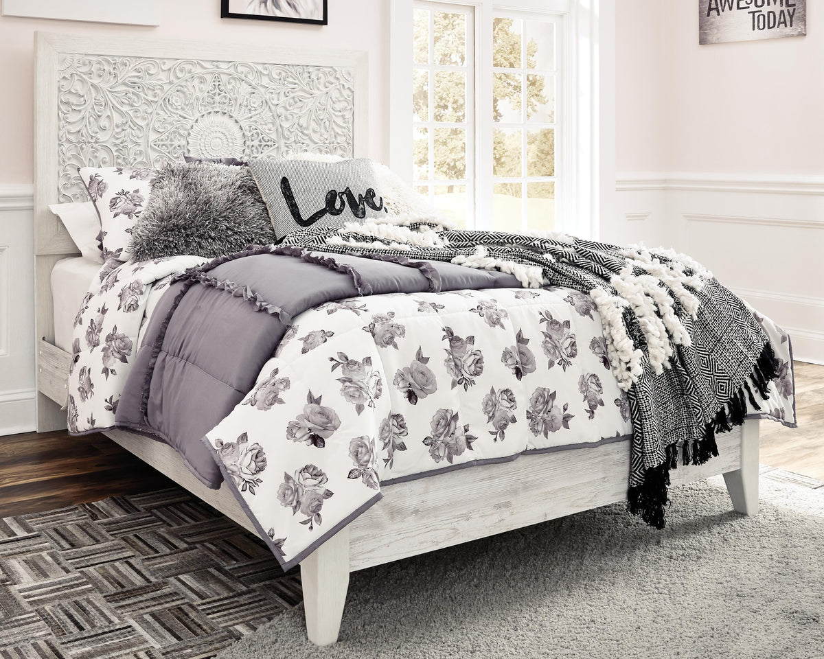Paxberry Full Panel Bed, Chest and Nightstand