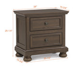 Claribelle Brown Storage Sleigh Bedroom Set