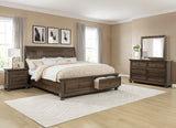 Claribelle Brown Storage Sleigh Bedroom Set
