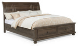 Claribelle Brown Storage Sleigh Bedroom Set