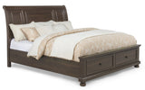 Claribelle Brown Storage Sleigh Bedroom Set